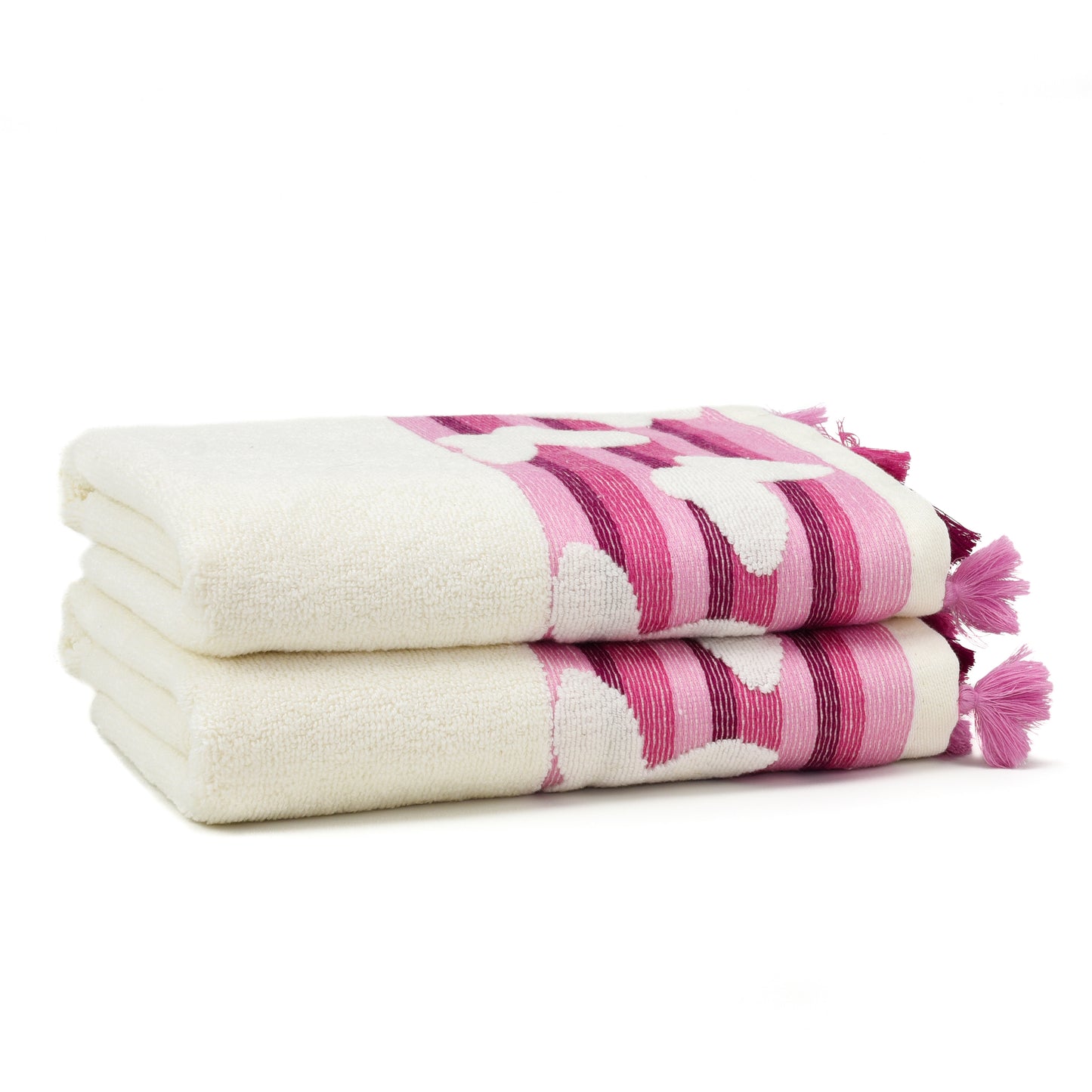 Butterfly 2 Pcs Turkish Cotton Hand Towel