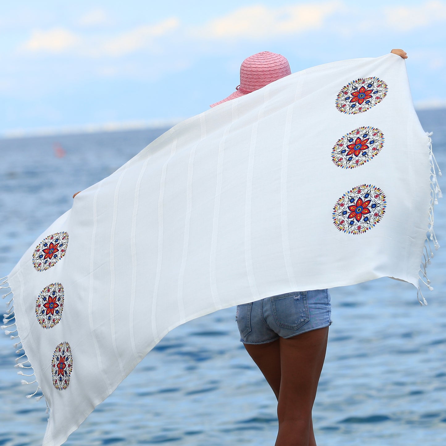 Calypso Turkish Cotton Peshtemal Beach Towel