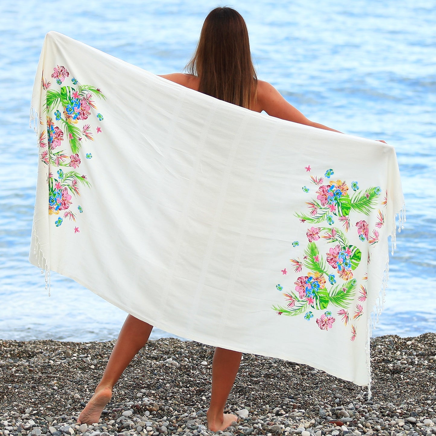Calypso Turkish Cotton Peshtemal Beach Towel