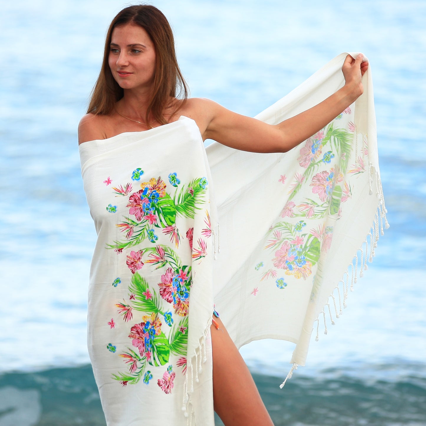 Calypso Turkish Cotton Peshtemal Beach Towel