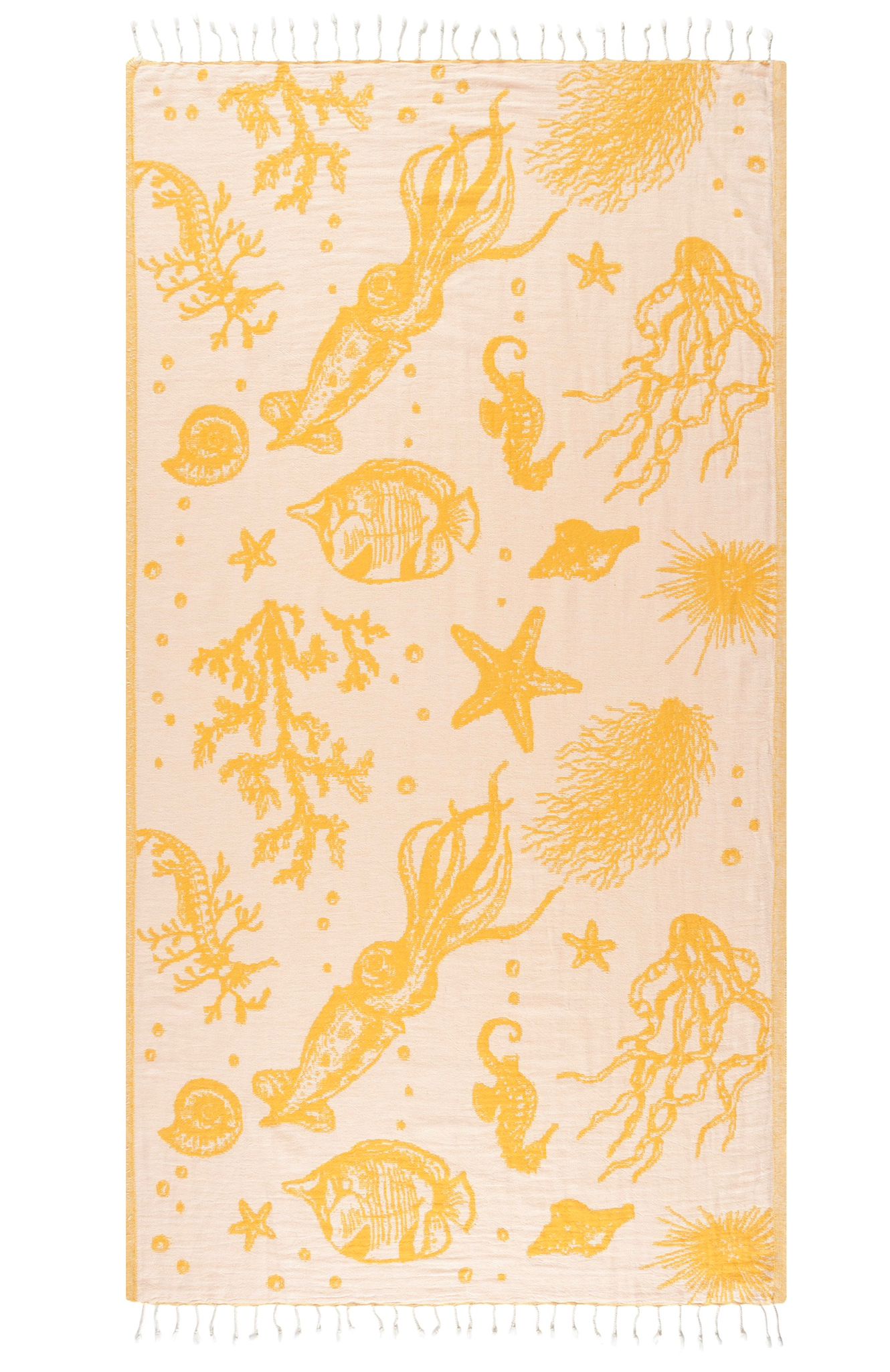 Ocean Turkish Cotton Peshtemal Beach Towel