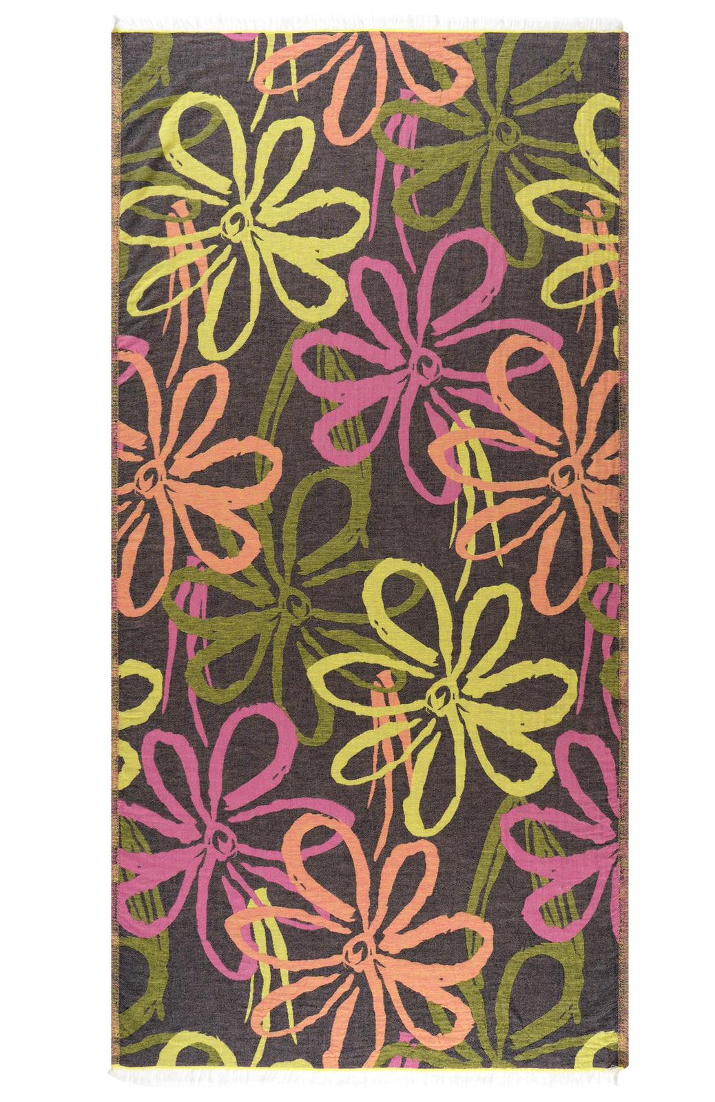 Salvia Turkish Cotton Peshtemal Beach Towel