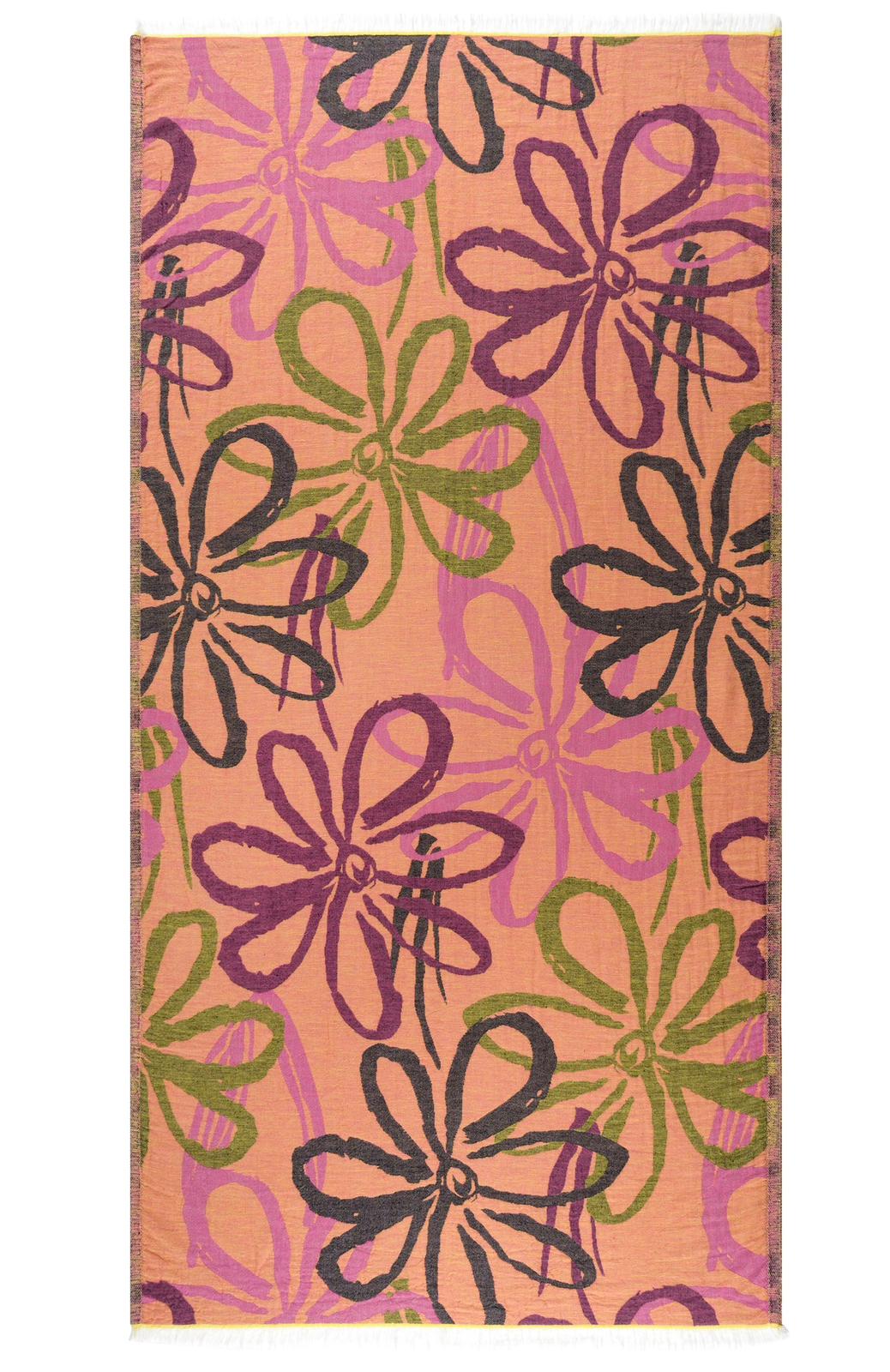 Salvia Turkish Cotton Peshtemal Beach Towel