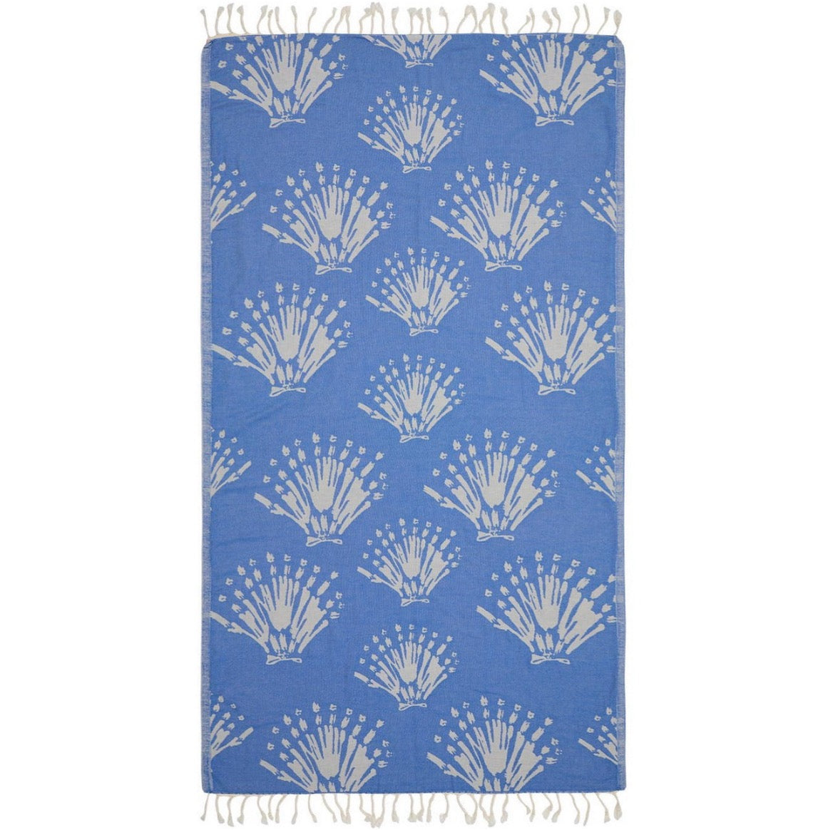 Shell Turkish Cotton Peshtemal Beach Towel