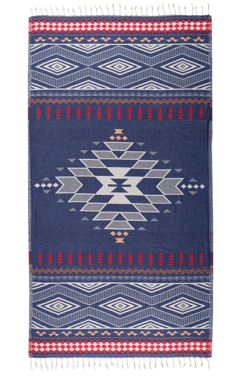 Suri Turkish Cotton Peshtemal Beach Towel