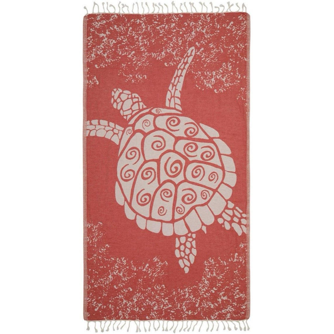 Turtle Turkish Cotton Peshtemal Beach Towel