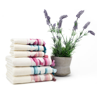 Butterfly 2 Pcs Turkish Cotton Bath Towel