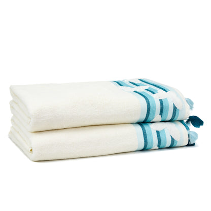 Butterfly 2 Pcs Turkish Cotton Bath Towel