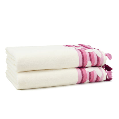 Butterfly 2 Pcs Turkish Cotton Bath Towel