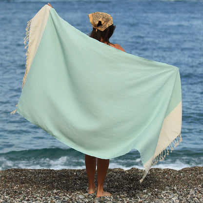 Fulvia Turkish Cotton Peshtemal Beach Towel