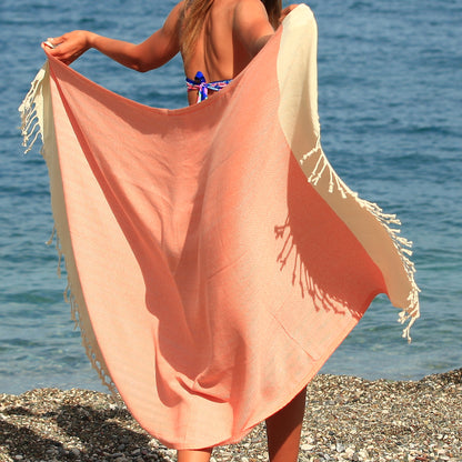 Fulvia Turkish Cotton Peshtemal Beach Towel