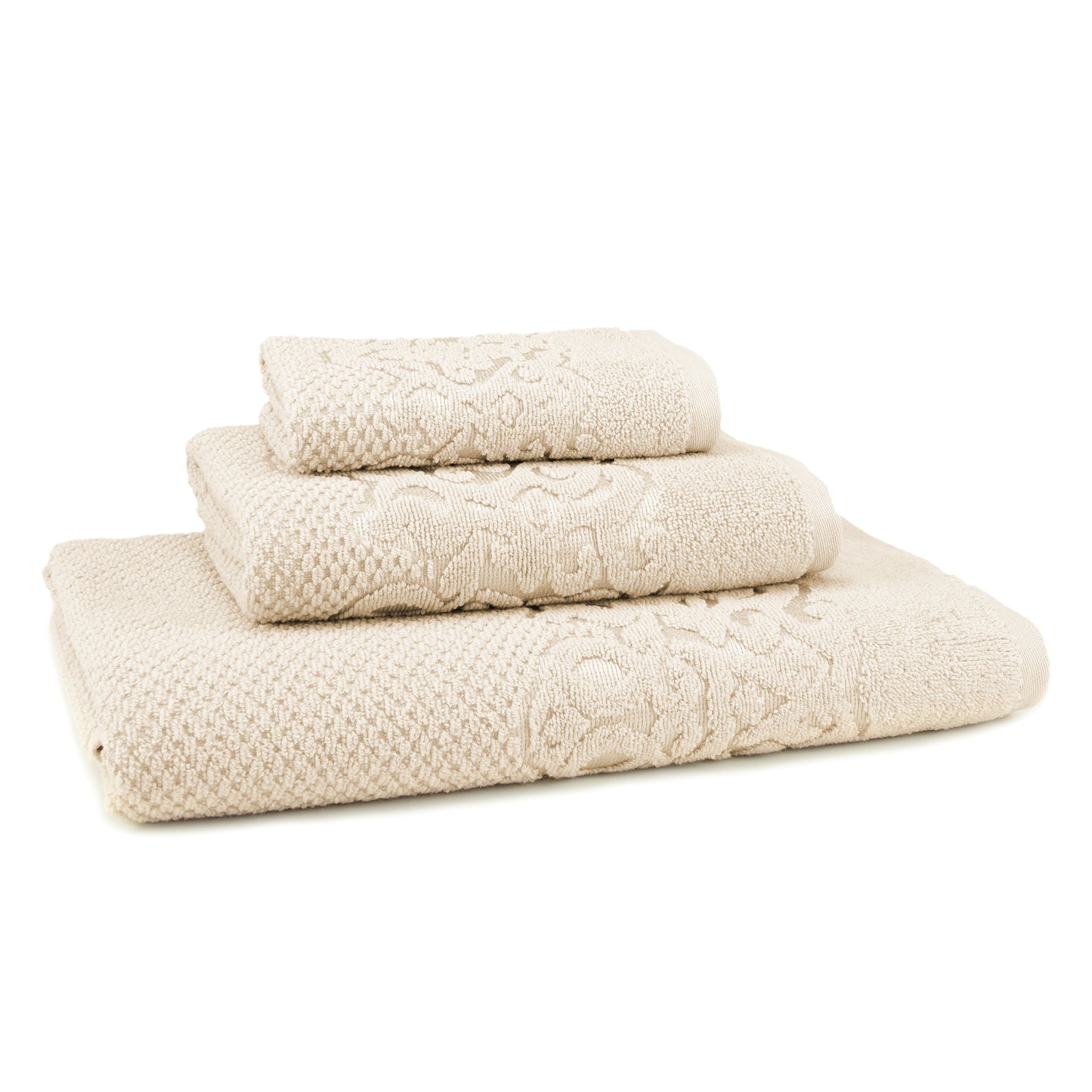 Galata Turkish Cotton Towel Set Of 3, 1 Bath Towel, 1 Hand Towel, 1 Washcloth