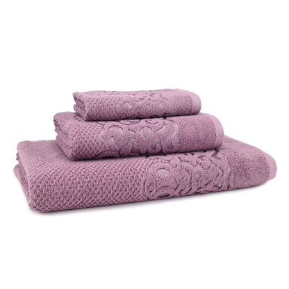 Galata Turkish Cotton Towel Set Of 3, 1 Bath Towel, 1 Hand Towel, 1 Washcloth