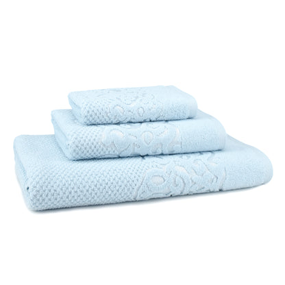 Galata Turkish Cotton Towel Set Of 3, 1 Bath Towel, 1 Hand Towel, 1 Washcloth