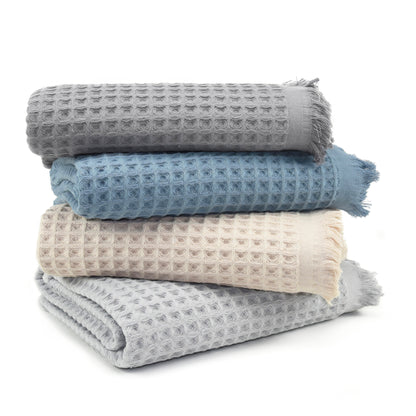 Lycia Turkish Cotton Waffle Bath Towel