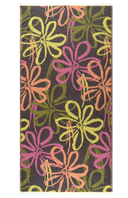 Salvia Turkish Cotton Peshtemal Beach Towel