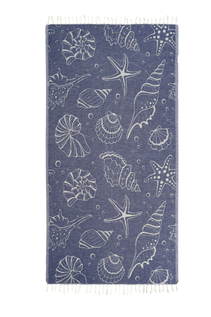 Sea Turkish Cotton Peshtemal Beach Towel