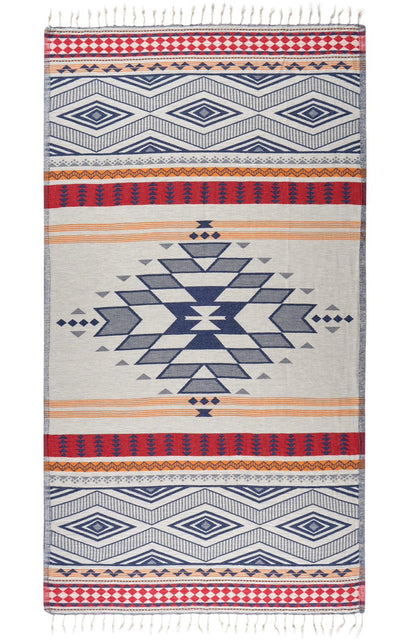 Suri Turkish Cotton Peshtemal Beach Towel