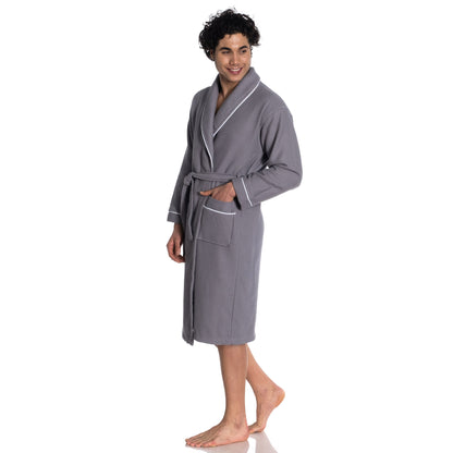 Waffle Terry Turkish Cotton Unisex Bathrobe