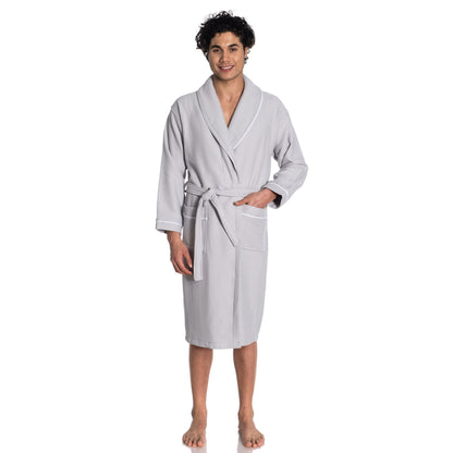 Waffle Terry Turkish Cotton Unisex Bathrobe