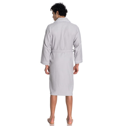 Waffle Terry Turkish Cotton Unisex Bathrobe