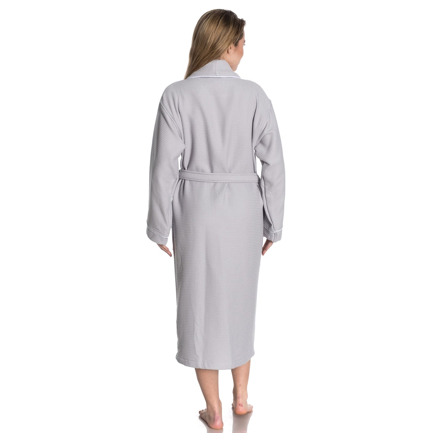 Waffle Terry Turkish Cotton Unisex Bathrobe