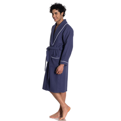 Waffle Terry Turkish Cotton Unisex Bathrobe