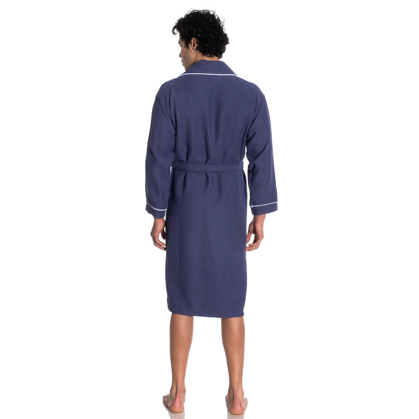 Waffle Terry Turkish Cotton Unisex Bathrobe