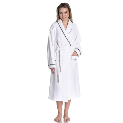 Waffle Terry Turkish Cotton Unisex Bathrobe