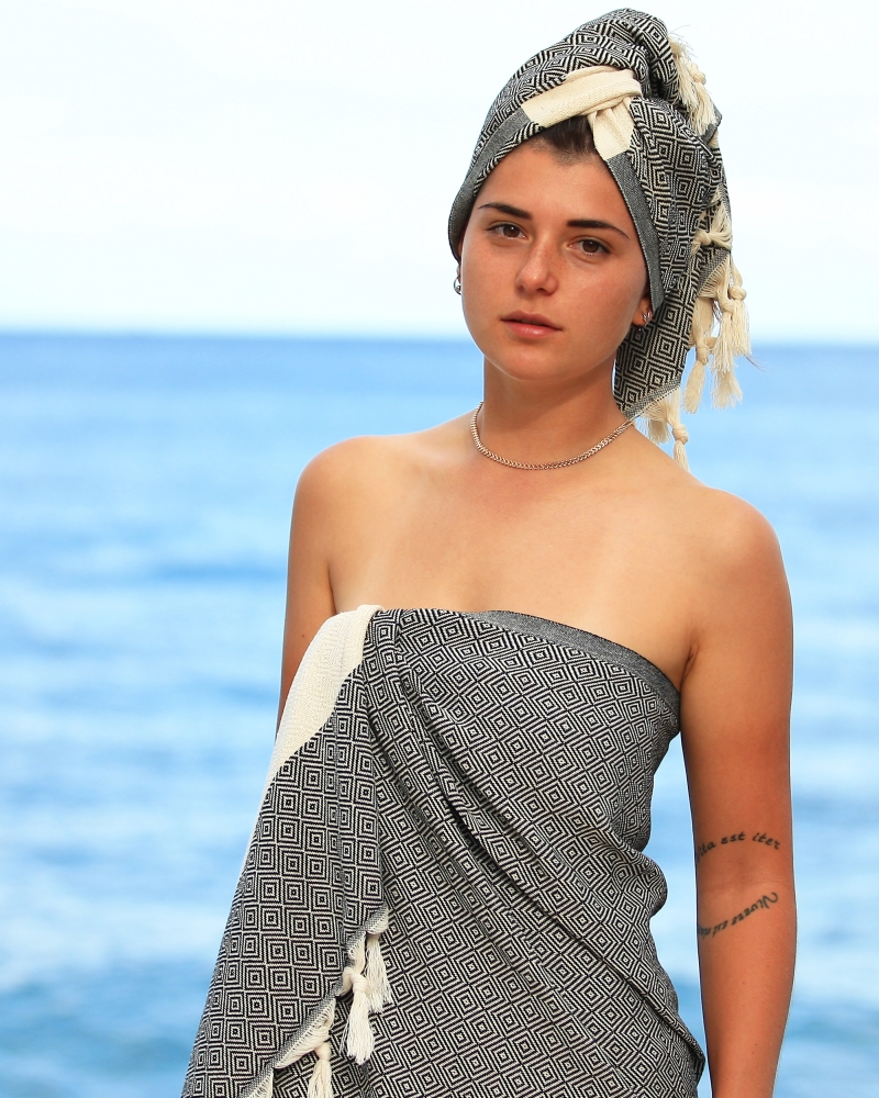 Astrea Turkish Cotton Peshtemal Beach Towel