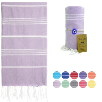 Lina Peshtemal Beach Towel-Lilac